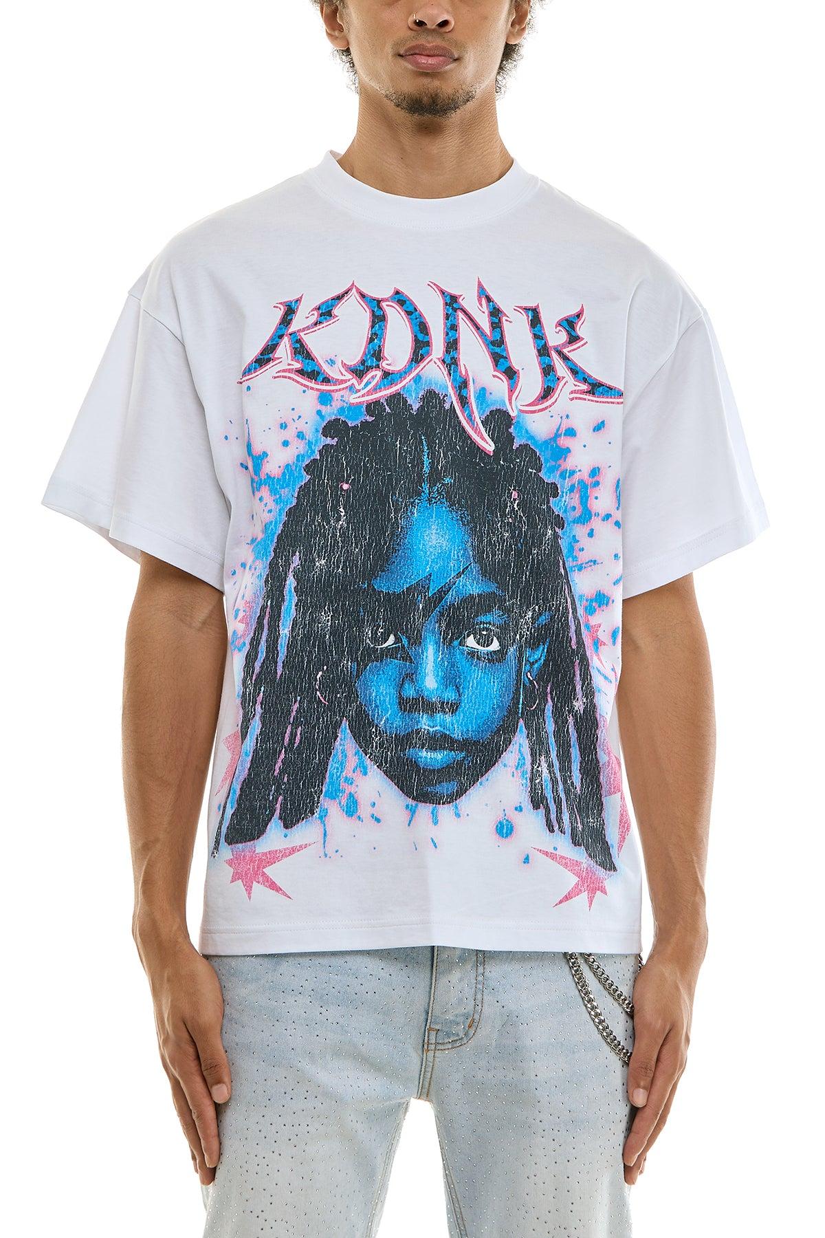 Mens KDNK Tour White T-Shirt