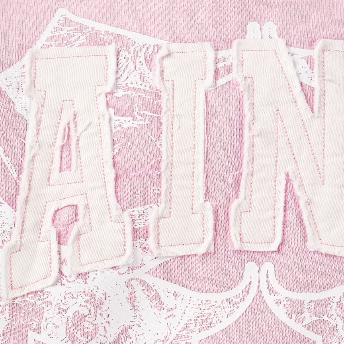 Mens Saint Graphic Pullover Hoodie – Pink