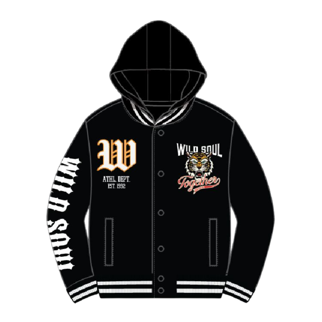 Kids Wild Soul Fleece Varsity Jacket