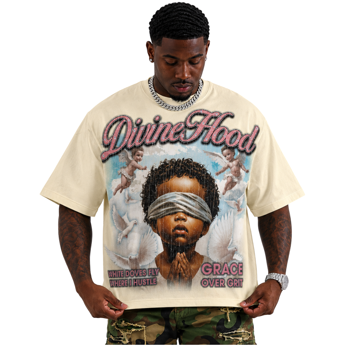 Mens Roku Studios Divine Hood T-Shirt
