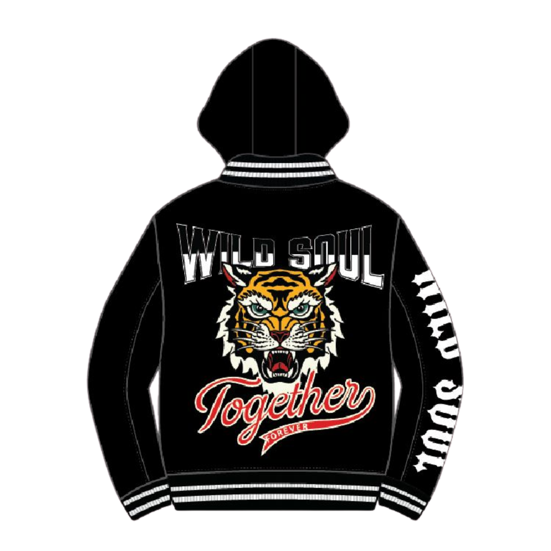 Kids Wild Soul Fleece Varsity Jacket