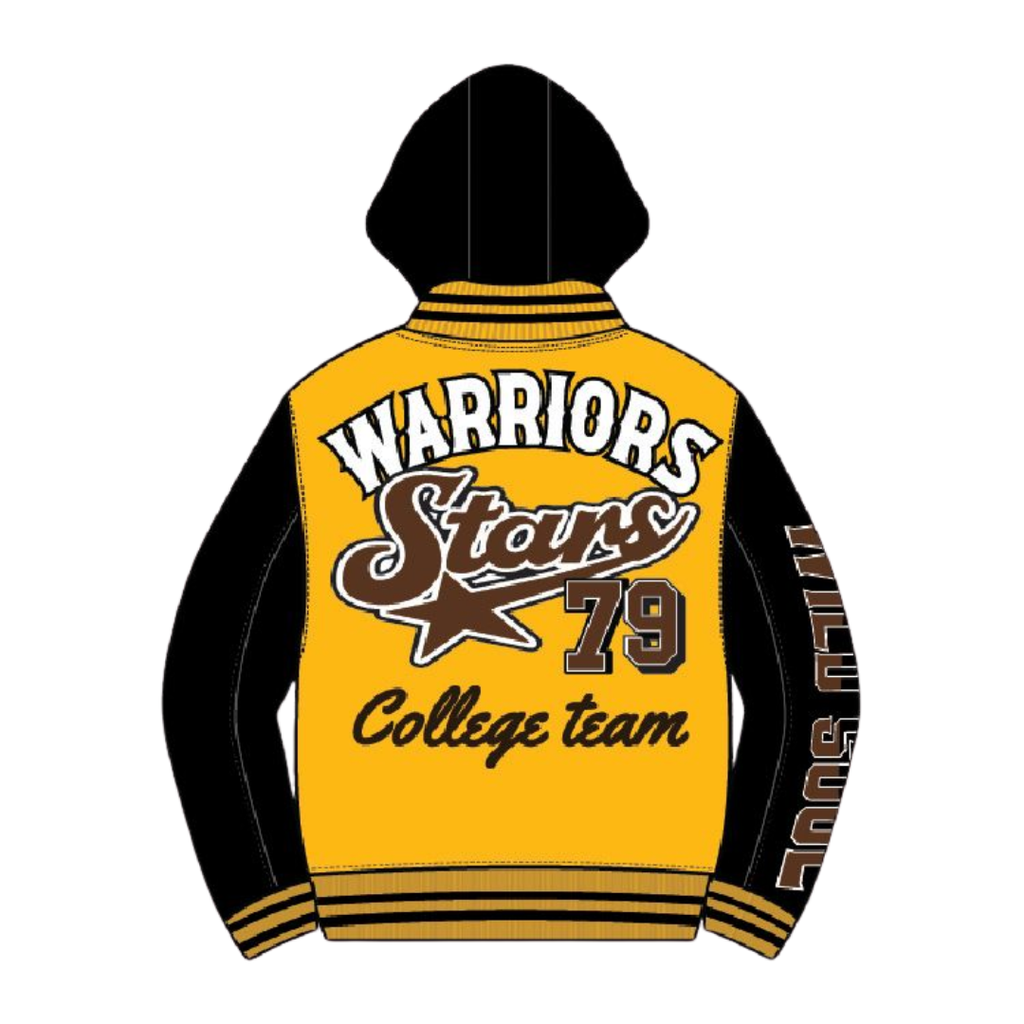Kids Warriors Fleece Varsity Jacket