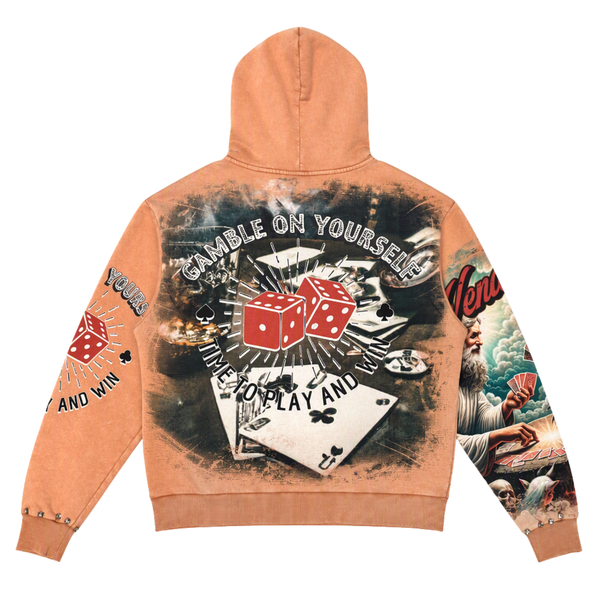 Mens Stray Vendetta Zip-Up Hoodie