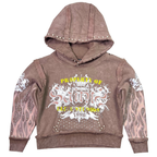 Kids Saints Hoodie - Rhinestone & Pearl Embellished