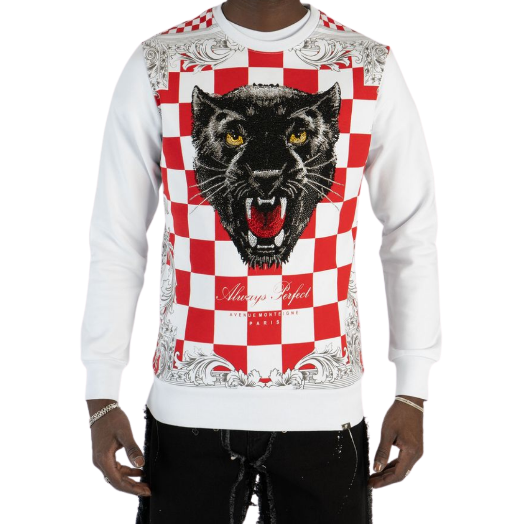 Panther Graphic Art Sweatshirt