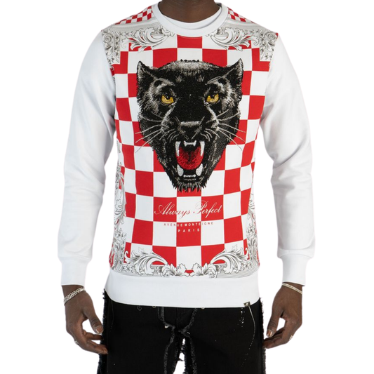 Panther Graphic Art Sweatshirt