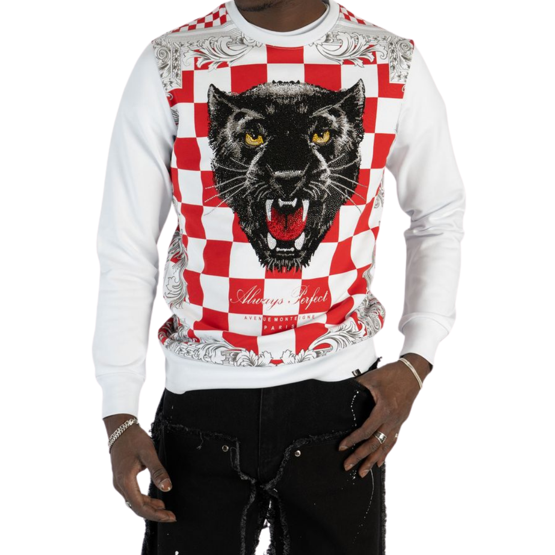 Panther Graphic Art Sweatshirt