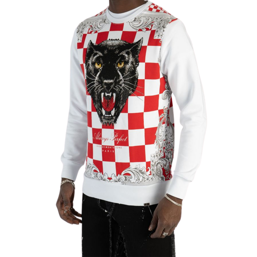 Panther Graphic Art Sweatshirt