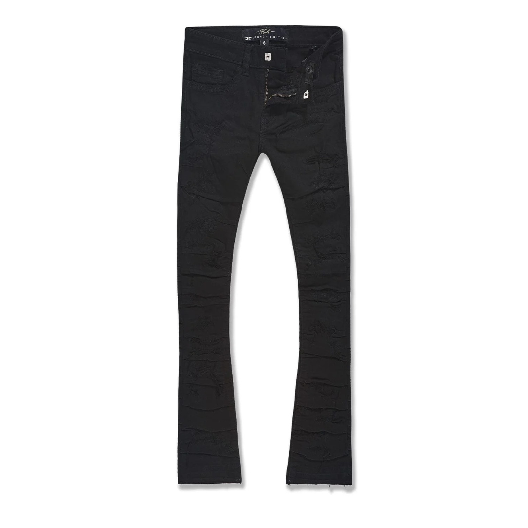 Kids Stacked Ripple Effect Denim JTF1157