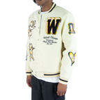 Angels Melton Varsity Jacket