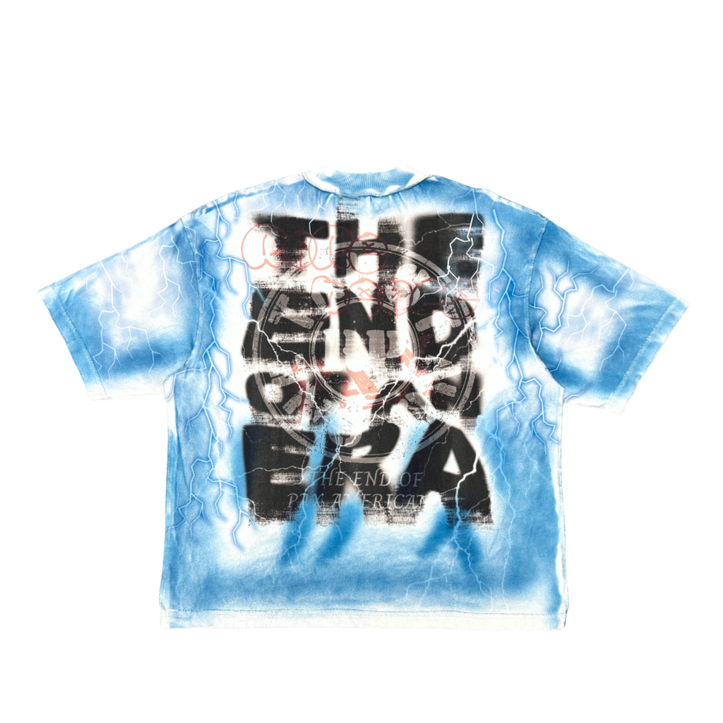 Men's Rare Peace Baby Angel Ice Blue T-Shirt