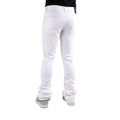 Studded Stretch Stacked Jeans