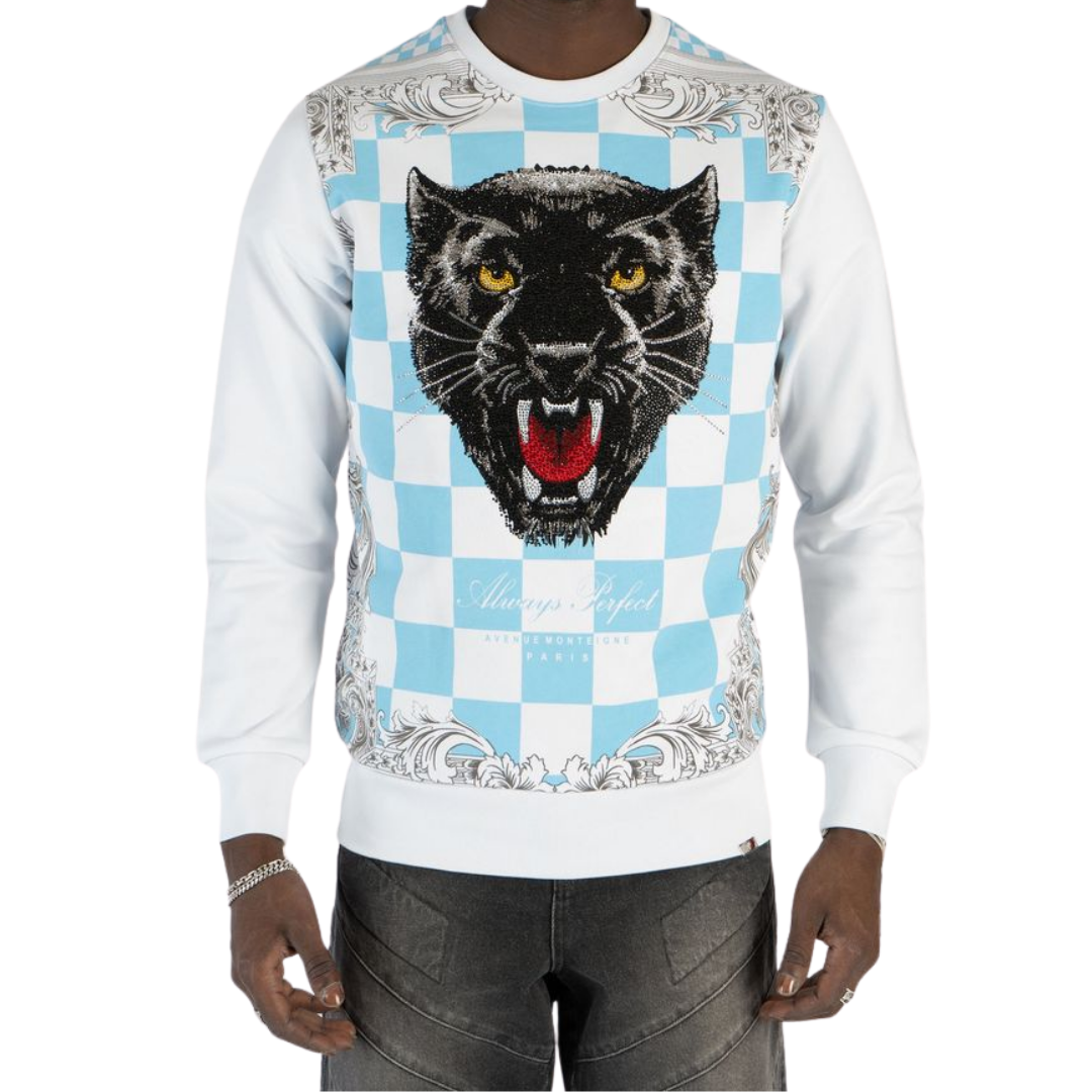 Panther Graphic Art Sweatshirt