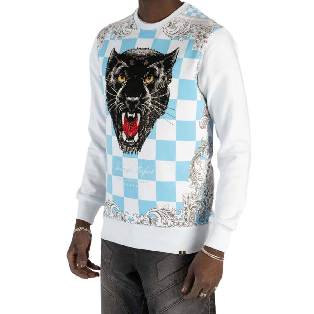 Panther Graphic Art Sweatshirt