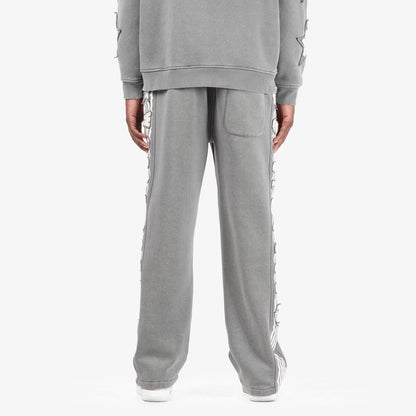 Mens World Tour Washed Grey Sweatpants