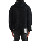 God Bless The Real Hoodie - Speckled Black Statement Streetwear