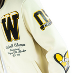 Angels Melton Varsity Jacket