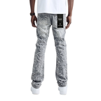 Stacked Rhinestone Jeans BL80502
