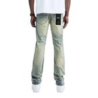Straight Fit Patchwork Jean BL-80504