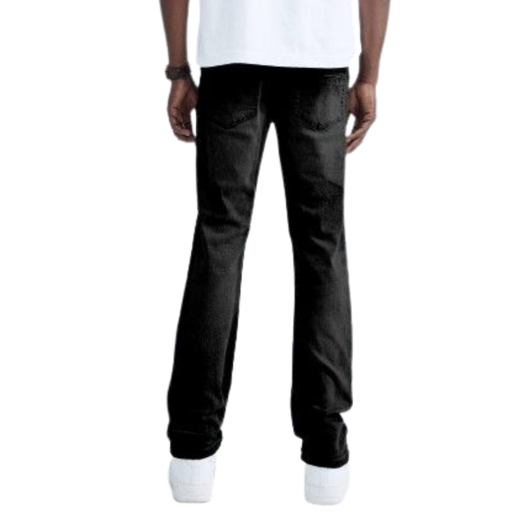 Straight Fit Patchwork Jean BL-80504