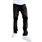Straight Fit Patchwork Jean BL-80504