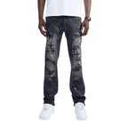Straight Fit Patch Work BL-80506