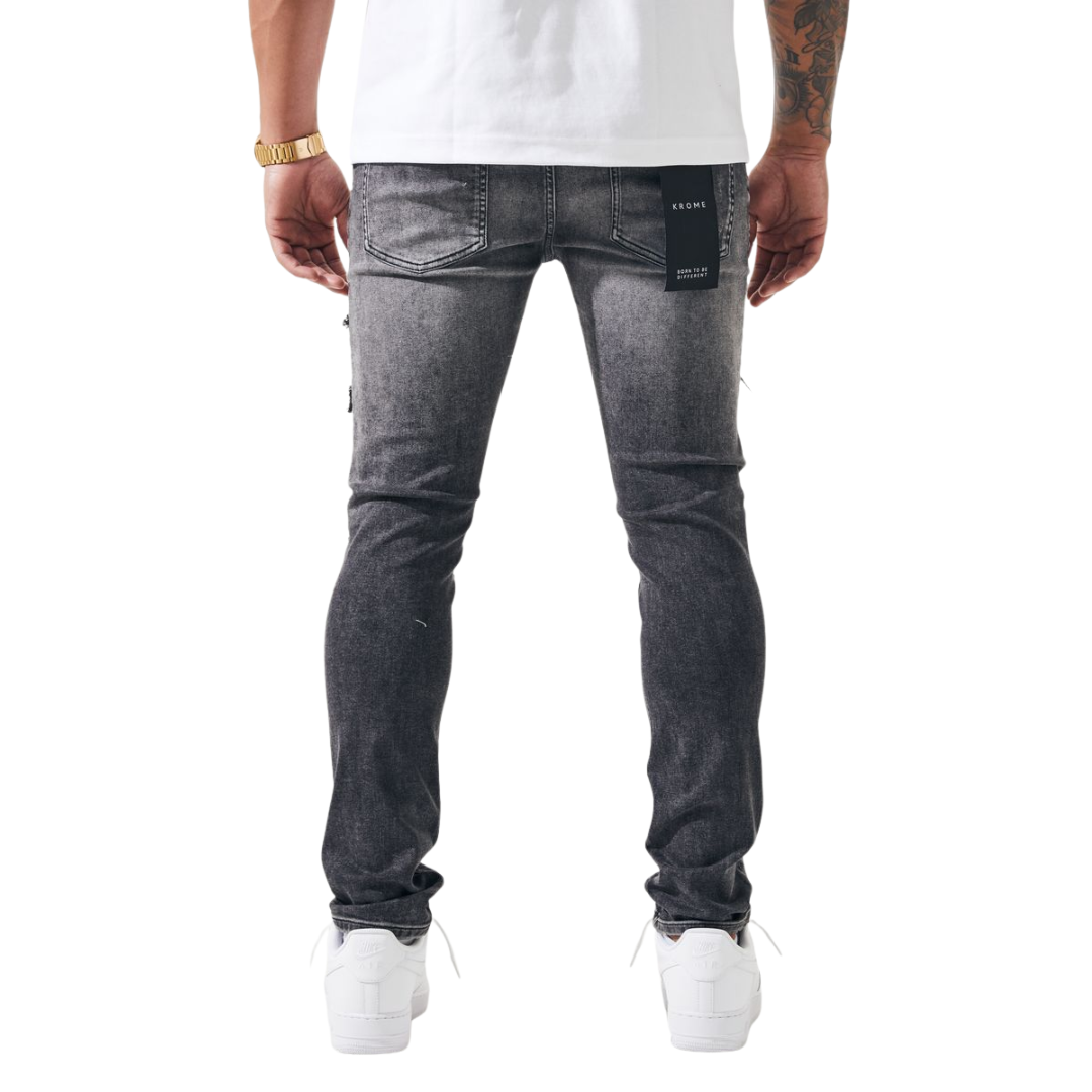 Slim Fit Ripped Jeans