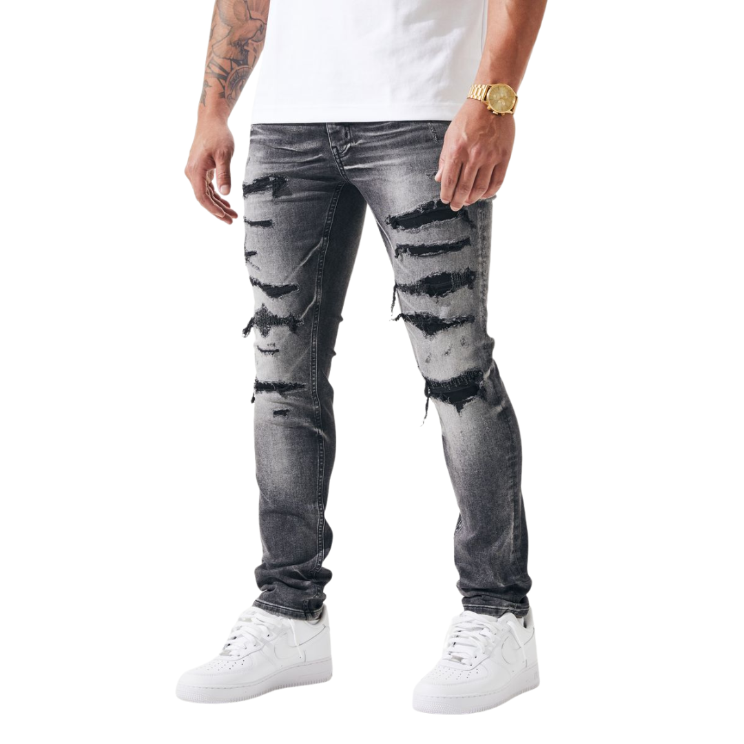 Slim Fit Ripped Jeans
