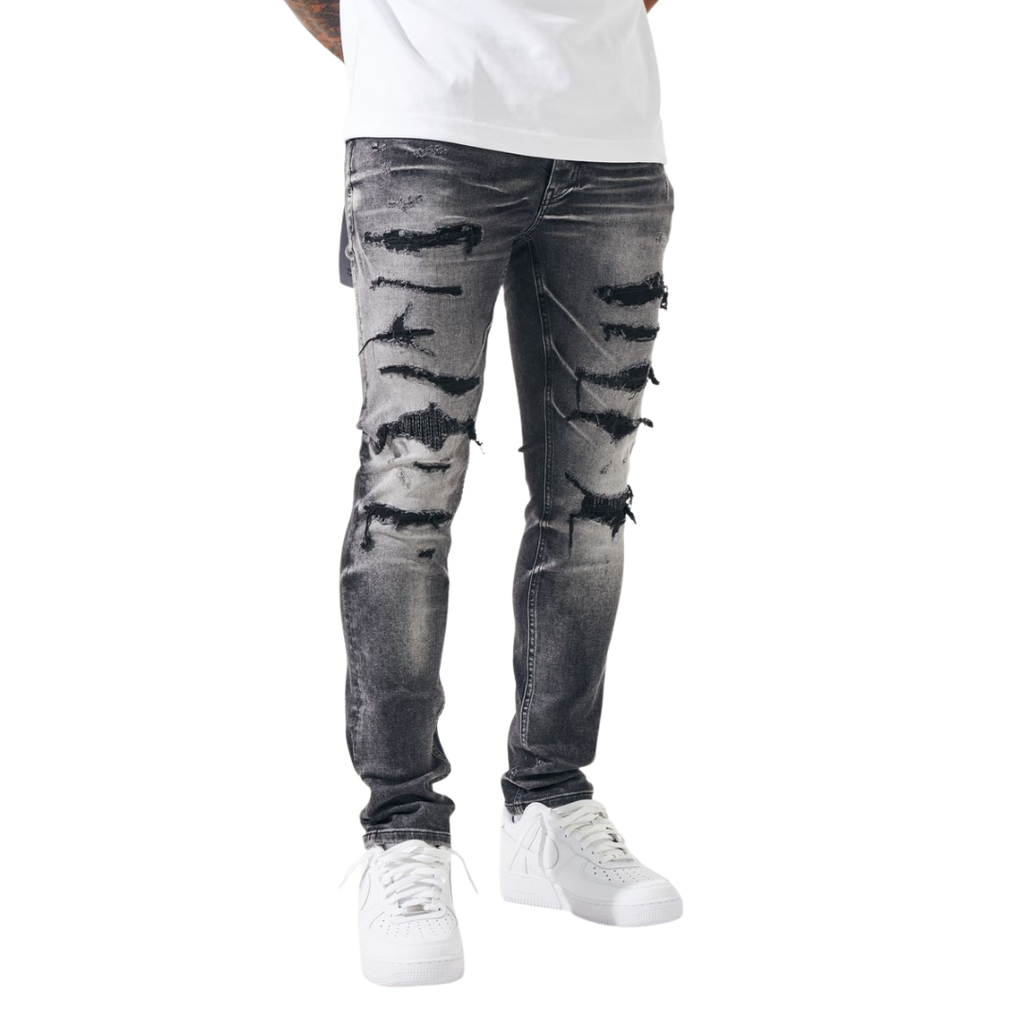 Slim Fit Ripped Jeans