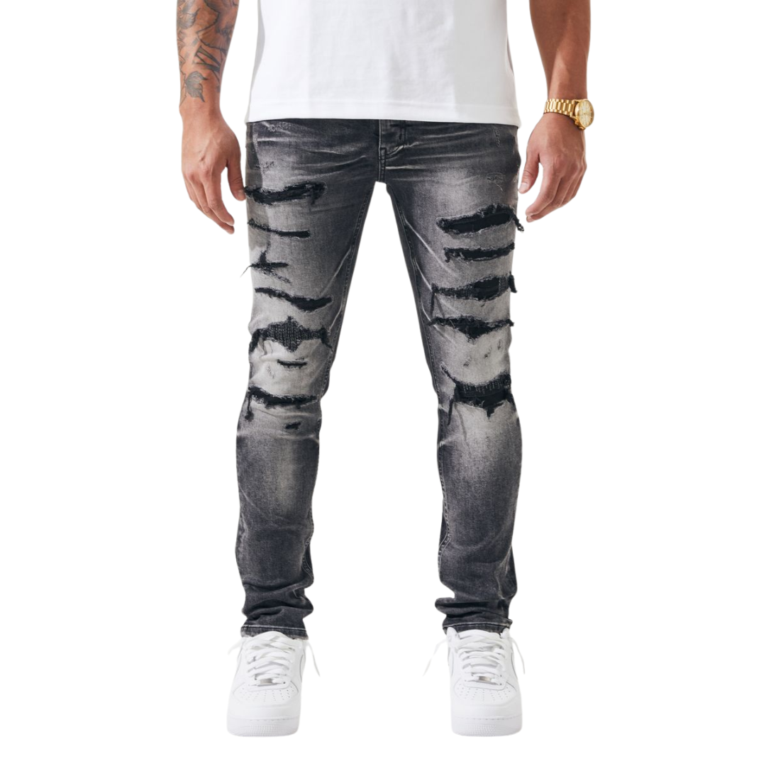 Slim Fit Ripped Jeans