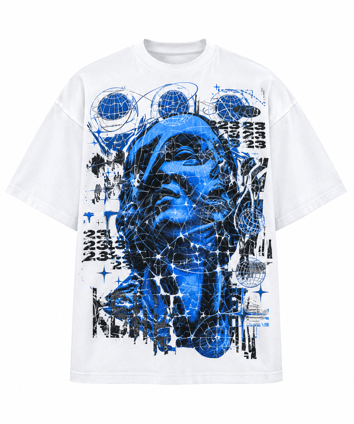 Mens Hyper Intelligence White T-Shirt