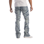 Distressed Stacked Jeans  KD2117