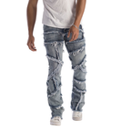 Distressed Stacked Jeans  KD2117