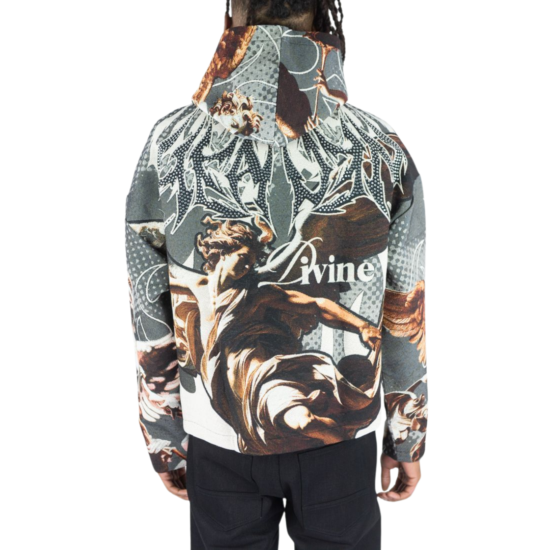 Rhinestone Heaven Tapestry Hoodie