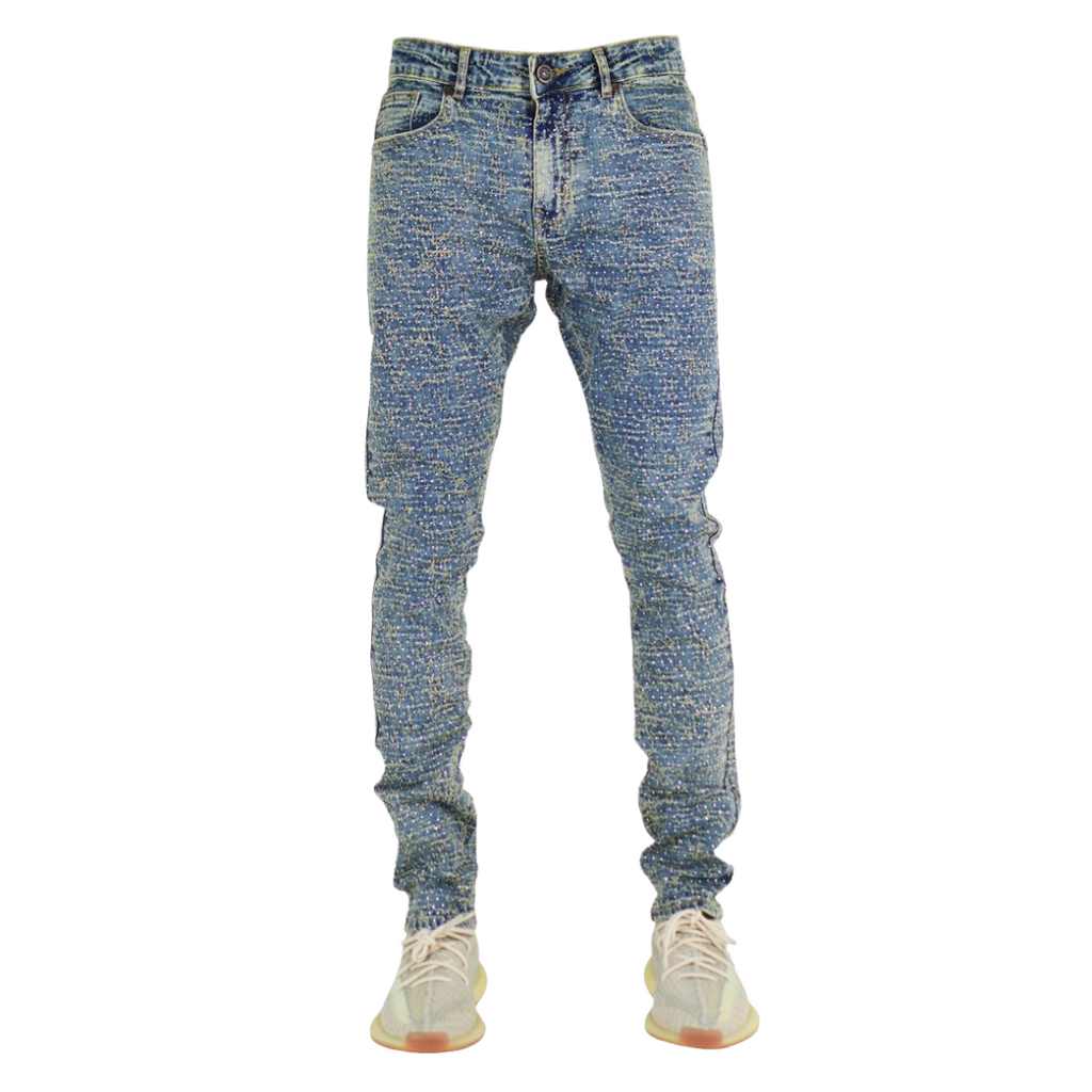 Kids All Over Stone Laser Rip Jean