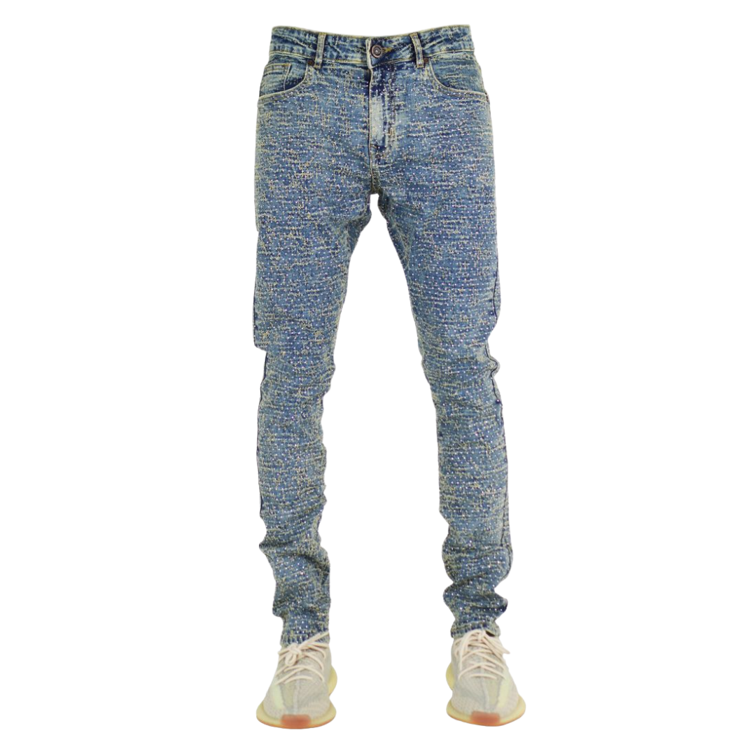 Kids All Over Stone Laser Rip Jean