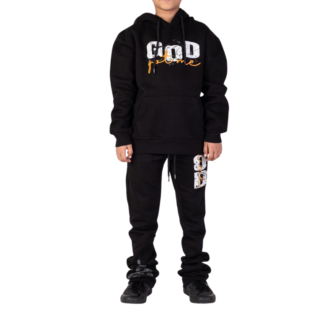Kids God Got Me Matching Set