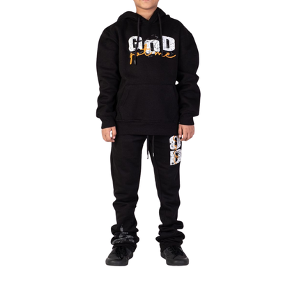 Kids God Got Me Matching Set