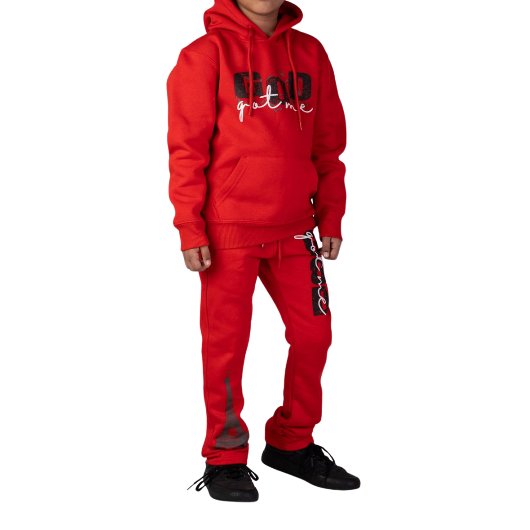 Kids God Got Me Matching Set