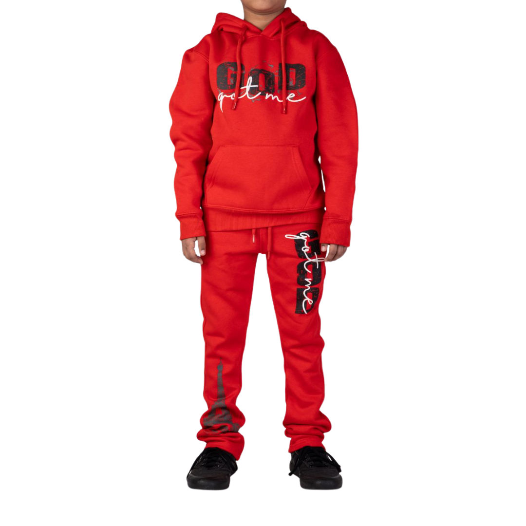 Kids God Got Me Matching Set