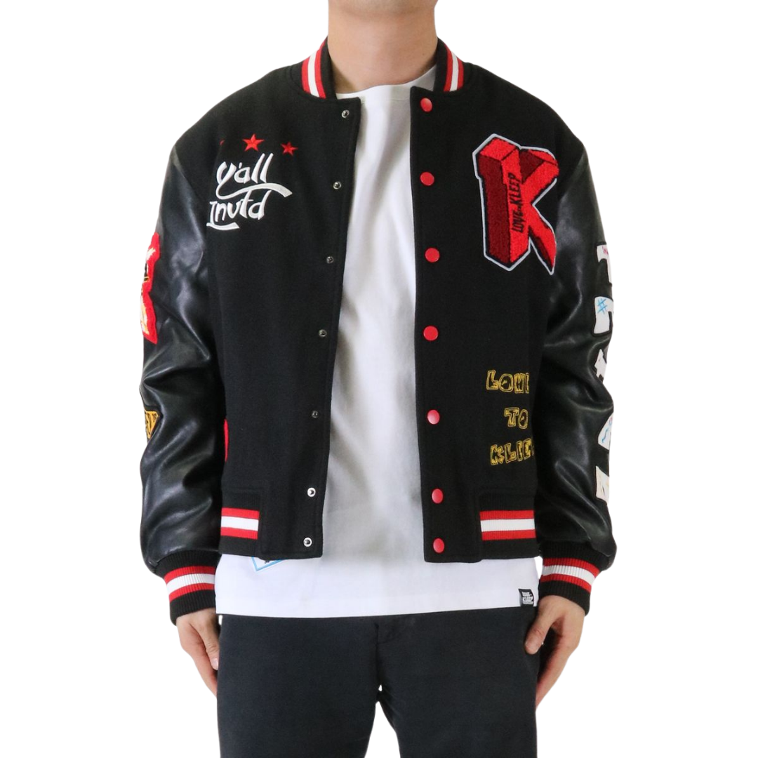 Love to Vibe Varsity Jacket
