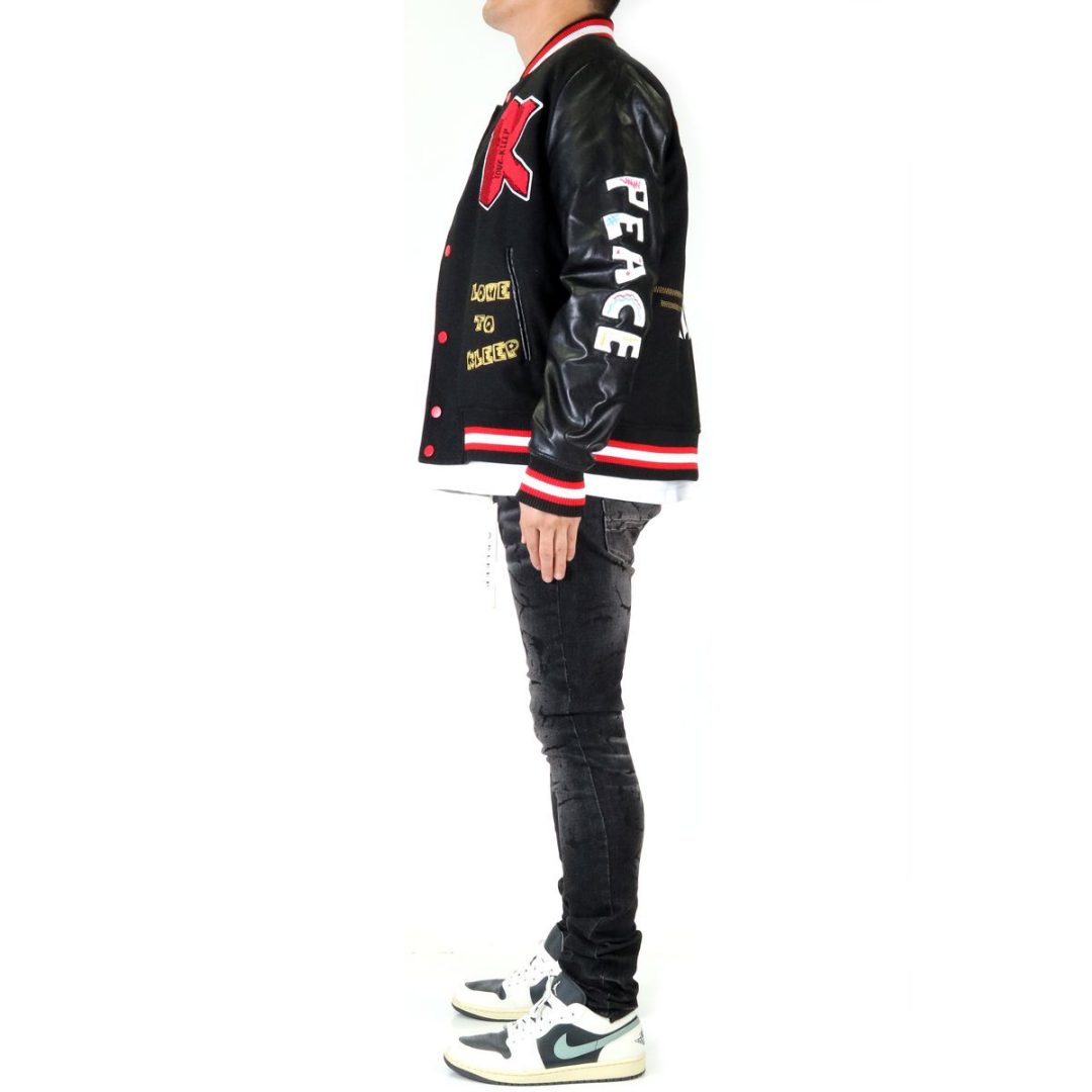 Love to Vibe Varsity Jacket