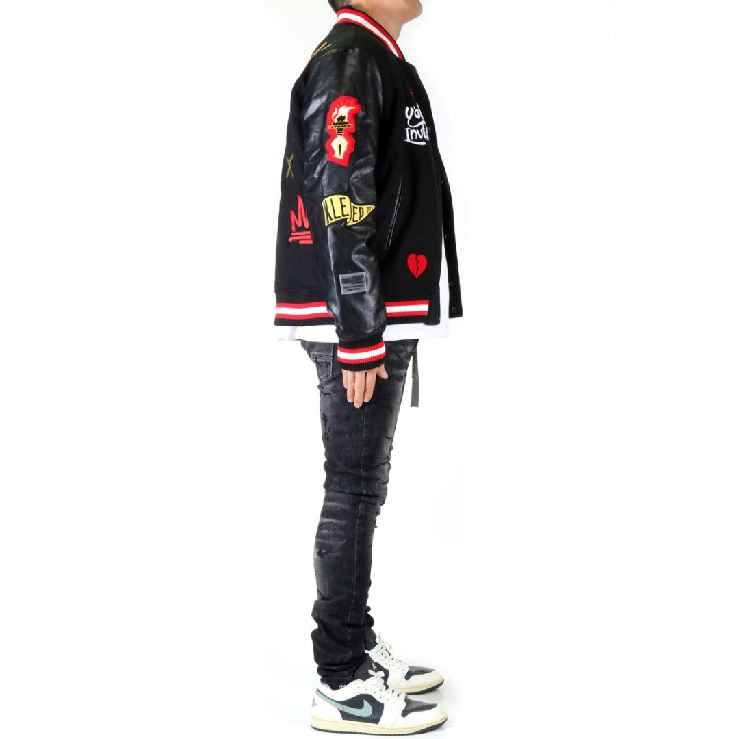Love to Vibe Varsity Jacket