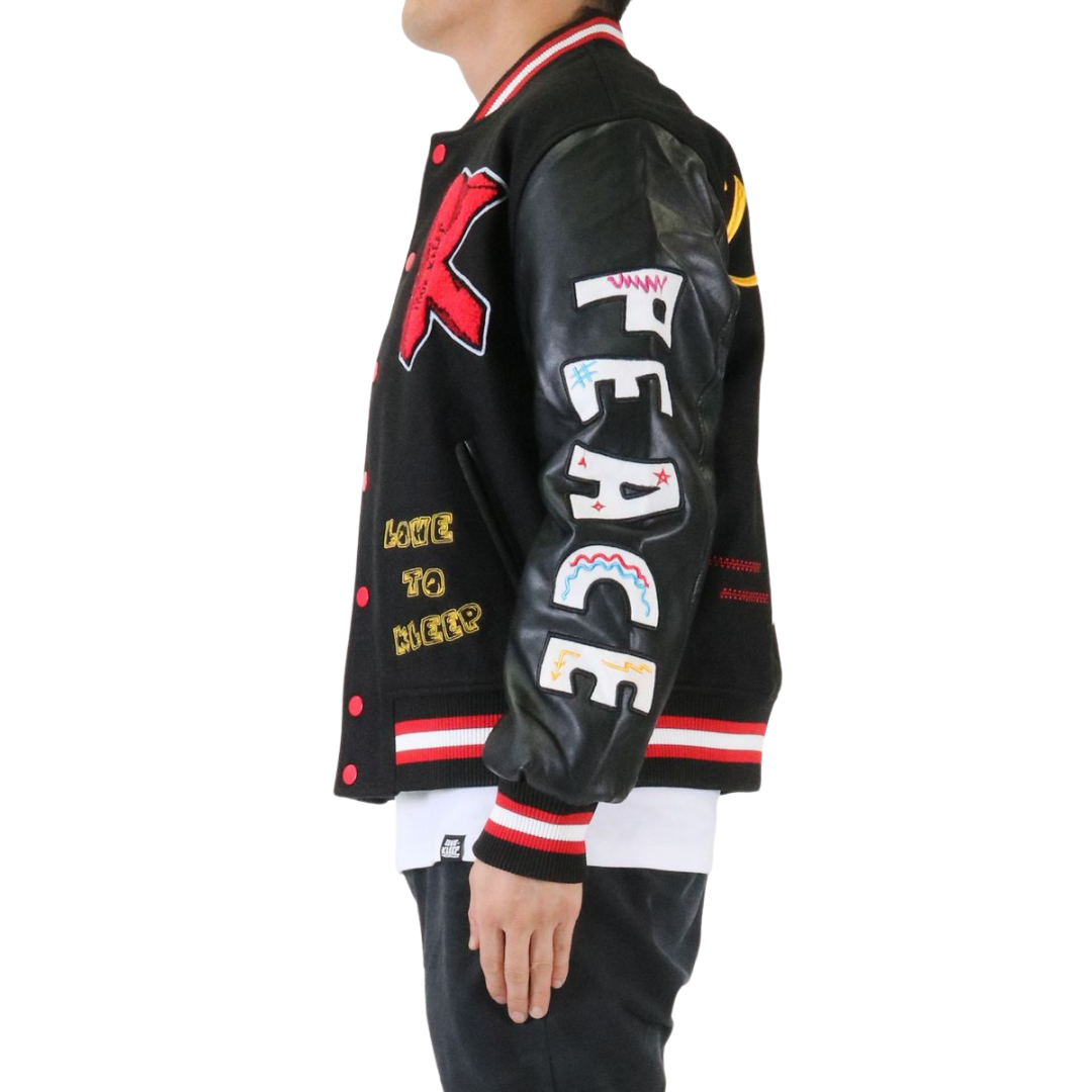 Love to Vibe Varsity Jacket