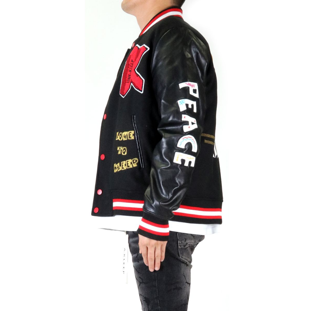 Love to Vibe Varsity Jacket