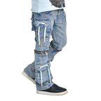 Kids Rhinestone & Chain Jeans