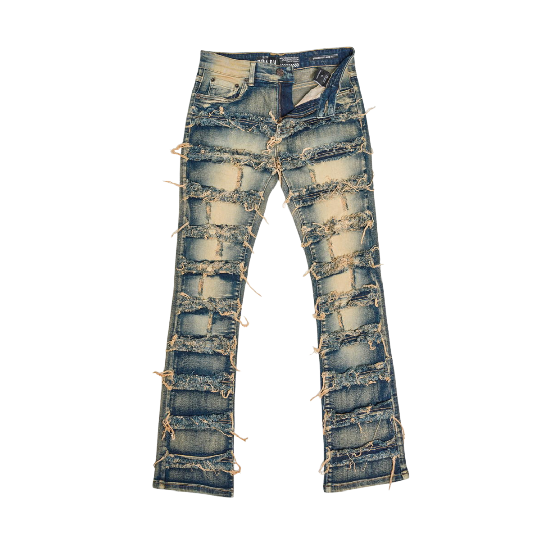 Kids Stacked Denim Jeans