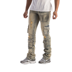 Stacked Cargo Jeans KD2056B