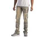 Stacked Cargo Jeans KD2056B