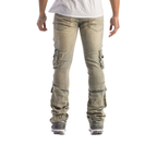 Stacked Cargo Jeans KD2056B